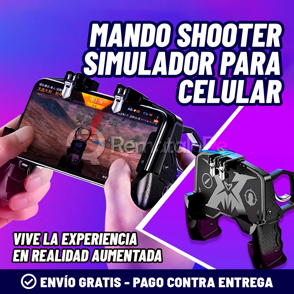 MANDO SHOOTER SIMULADOR PARA CELULAR - FREE FIRE - PUBG - COD