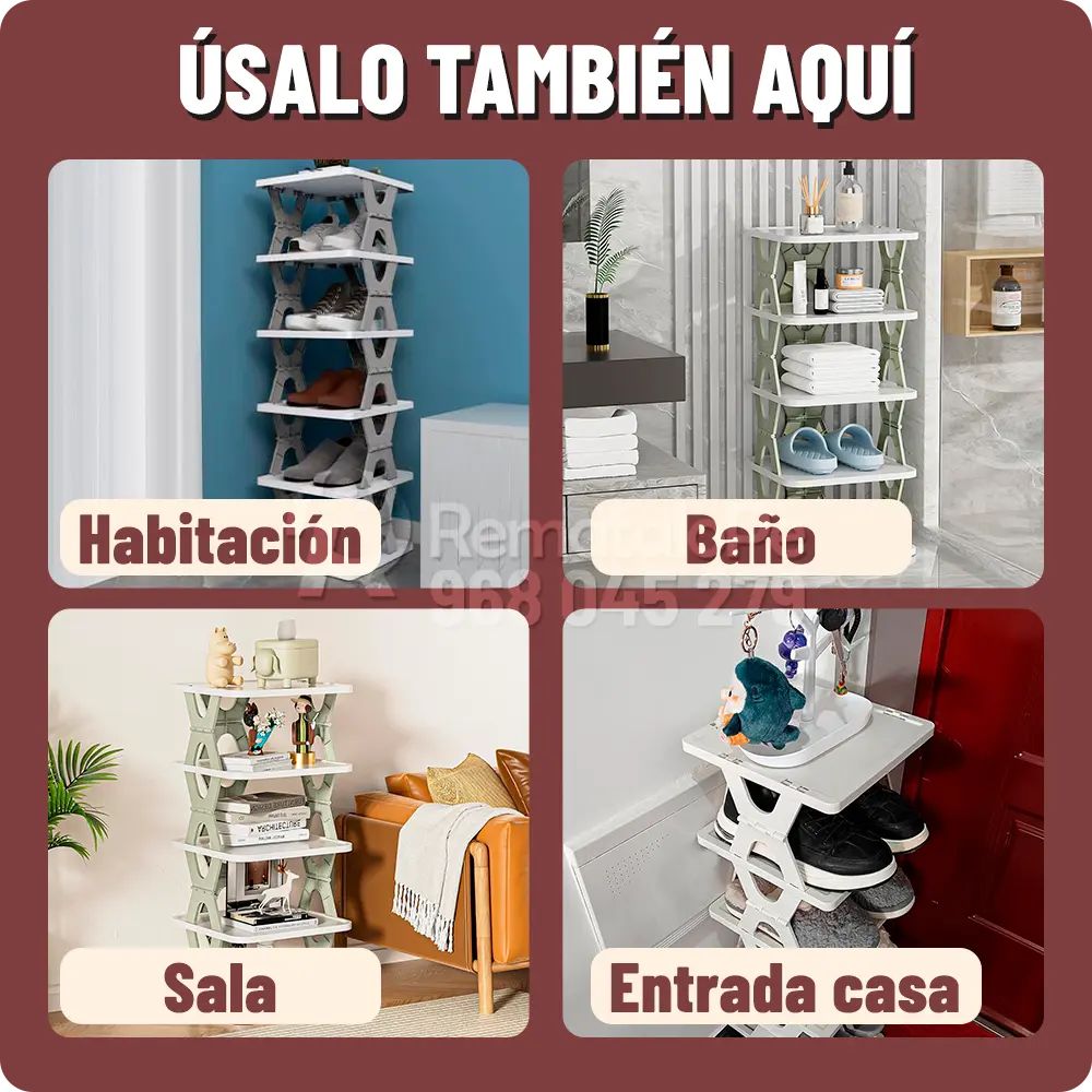 SHOES STAND -  ZAPATERO DESPLEGABLE MULTIFUNCIONAL